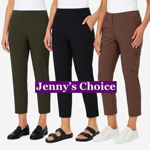 Kirkland Signature Ladies’ Ankle Length Travel Pant, Stretch, Multicolor & Size